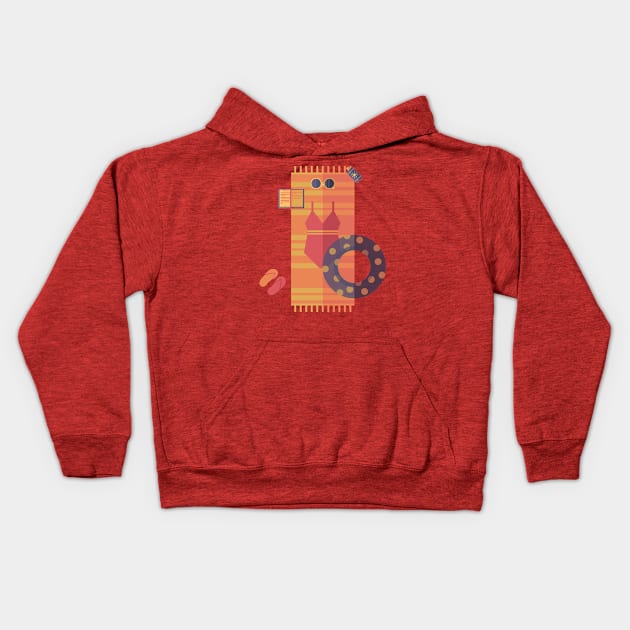 Beach Day Kids Hoodie by BadOdds